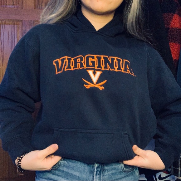 Virginia Vintage Navy Hoodie - Picture 2 of 8